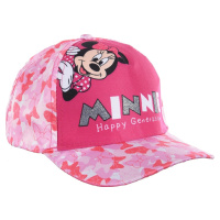 Růžová dívčí kšiltovka Disney Minnie Mouse Tmavě růžová