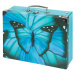 BAAGL Skládací školní kufřík Butterfly s kováním