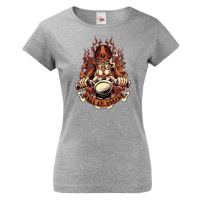 Dámské tričko s potiskem Biker girl - skvělé tričko pro motorkářky
