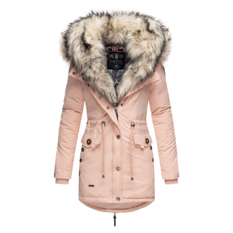 Dámská zimní bunda s kožíškem Sweety Navahoo - ROSE