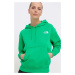 Mikina The North Face W Essential Hoodie dámská, zelená barva, s kapucí, s aplikací, NF0A7ZJDPO8