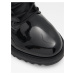 Černé dámské zimní boty s umělým kožíškem ALDO Breadda
