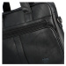 Pánská koženková pracovní taška na notebook Felco,  černá