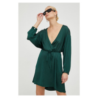 Šaty American Vintage zelená barva, mini