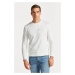 MIKINA GANT REG TONAL SHIELD C-NECK SWEAT bílá