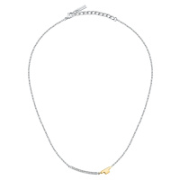 Trussardi Půvabný ocelový náhrdelník se zirkony T-Logo TJAXC05
