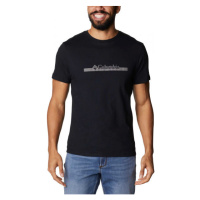 Columbia MINAM RIVER GRAPHIC TEE Pánské triko, černá, velikost