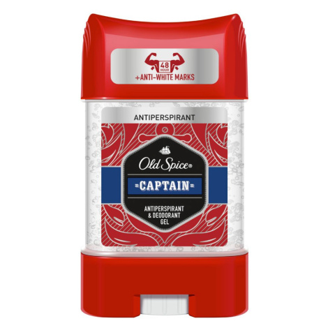 Old Spice Captain antiperspirant Clear gel s tóny santalového dřeva a citrusů 70 ml