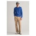 SVETR GANT STRUCTURED COTTON C-NECK RICH BLUE