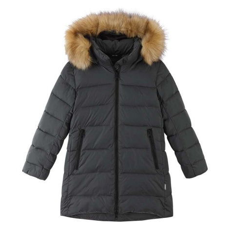 Dětská zimní bunda Reima Lunta šedá barva