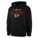 47 NHL CHICAGO BLACKHAWKS HELIX HOOD Klubová mikina, černá, velikost