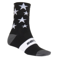 Sensor ponožky Stars BlackWhite