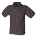 Henbury Pánské polo triko H400 Charcoal