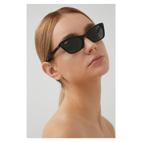 Sluneční brýle Ray-Ban LADY BURBANK dámské, hnědá barva, 0RB2299