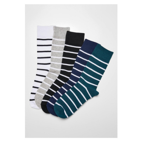 Small Stripes Socks 5-Pack Urban Classics