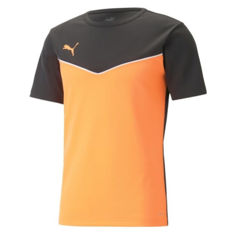 Puma INDIVIDUAL RISE JERSEY TEE Fotbalové triko, oranžová, velikost