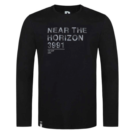 Pánské tričko - LOAP Alfons, černá Barva: Černá