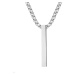 Manoki Pánský ocelový náhrdelník Alessio WA714-YH-5023A Stříbrná 60 cm