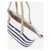 Modro-bílá dámská pruhovaná kabelka Tommy Hilfiger Poppy Tote Corp Stripes