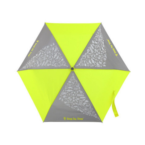 Dětský skládací deštník s reflexními obrázky, Neon Yellow Hama - Step By Step