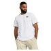 Heavyweight Left Chest Patch SS | White/Black