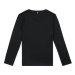 Tommy Hilfiger BOYS BASIC CN KNIT L/S Černá