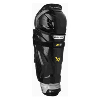 Bauer SUPREME M3 SHIN GUARD INT Juniorské chrániče holení, černá, velikost