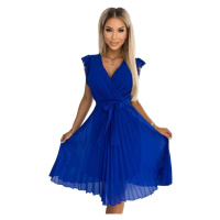 Dámské šaty Numoco 374-4 POLINA | královský modrá