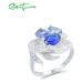 Elegantní prsten zdobený lesklými zirkony