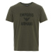 Emporio Armani Beach Woven Logo T-Shirt - Military Green Zelená