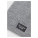 Dětska čepice Abercrombie & Fitch šedá barva, z tenké pleteniny