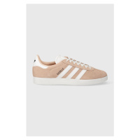 Semišové sneakers boty adidas Originals Gazelle oranžová barva, ID7006