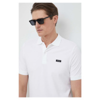 Polo tričko Calvin Klein bílá barva, K10K111196