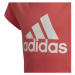 adidas BIG LOGO TEE Dívčí tričko, růžová, velikost
