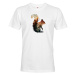 Pánské tričko s potiskem zvířat - Veverka