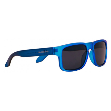 BLIZZARD-Sun glasses PCC125001-transparent blue mat Modrá