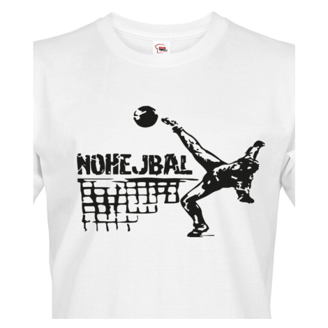 Pánské tričko s Nohejbalovým motivem BezvaTriko