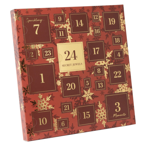 Troli Šperkový adventní kalendář - červený