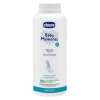 Chicco Pudr dětský Baby Moments s rýžovým škrobem 95 % přírodních složek 150 g