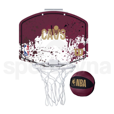 Wilson NBA Team Mini Hoop Cle Cavs U WZ6010101 - maroon
