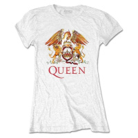 Queen Tričko Classic Crest Womens White