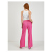 Tmavě růžové dámské kalhoty ORSAY