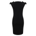 Černé elastické letní šaty - PINKO