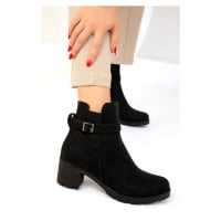 Soho Black Matte Women's Boots & Bootie 19635