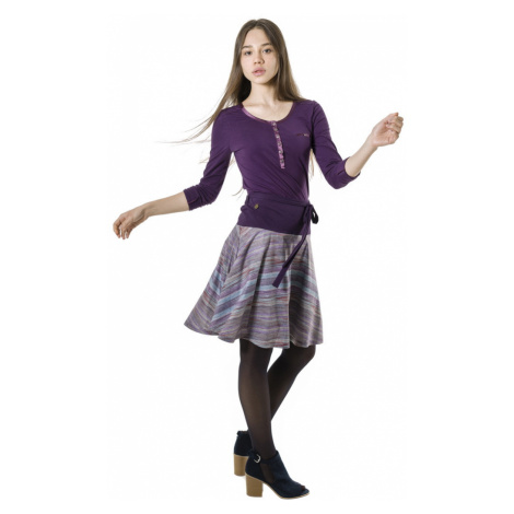Smash EFFETE krátká sukně fialová s proužky