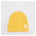 Reserved - Čepice beanie s nášivkou - Žlutá