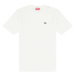 Tričko diesel t-justine-doval-pj t-shirt bílá