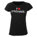 tričko dámské - I Heart Strance - EMILY THE STRANGE - MY545