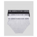 Spodní prádlo karl lagerfeld logo briefs set 3-pack různobarevná