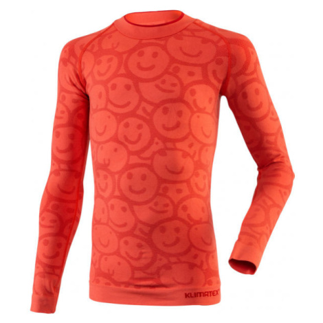 Klimatex MORAMBO Dětské funkční triko, červená, velikost